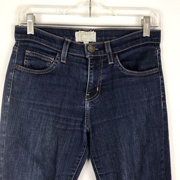 Current Elliott Jeans The High Waist Skinny Size 26 Dark Wash Womens Stretch - Picture 4 of 9